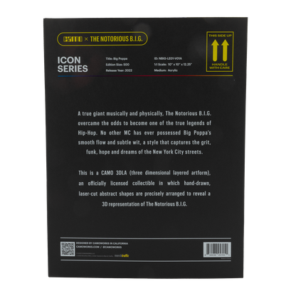 Notorious B.I.G. 3DLA Sculpture