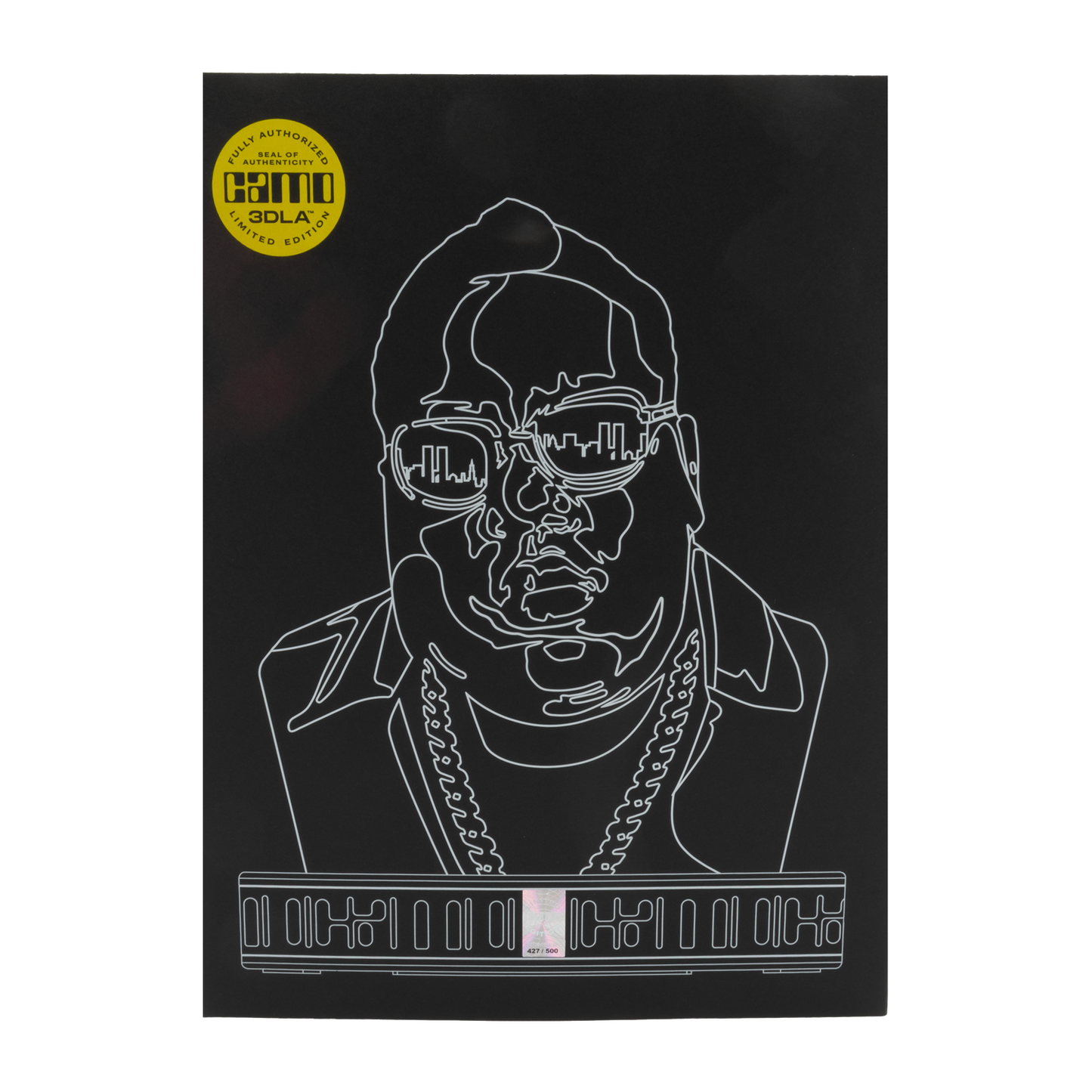 Notorious B.I.G. 3DLA Sculpture